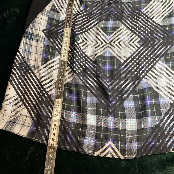 Sheike sleeveless sheer chequered career workwear blouse size 14 - Picture 10 of 12